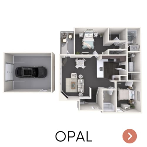 Floor Plans at The Quarry Apartments in DeWitt, MI
